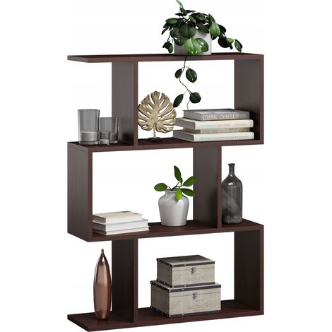 BASK 3 Wenge Bücherregal, offenes Schrankregal