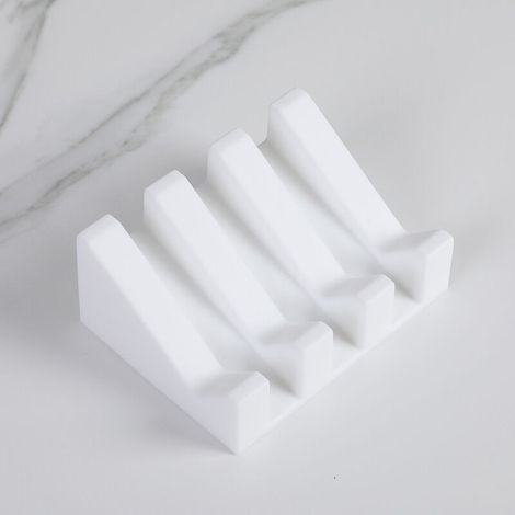 Porte-savon en silicone Porte-savon auto-videur Cascade Porte-savon Cuisine Accessoires de salle de bain