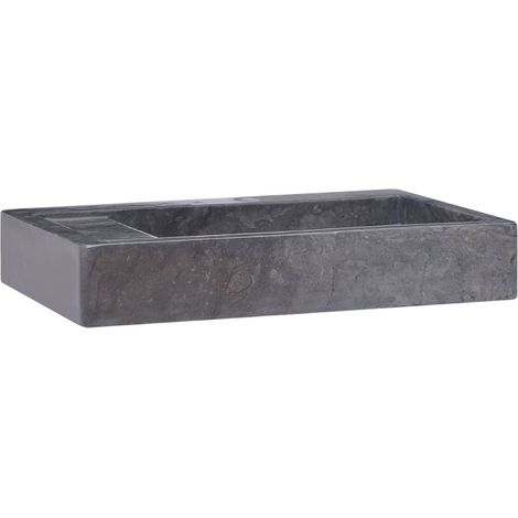 Maison Exclusive - Waschbecken Schwarz 58x39x10 cm Marmor