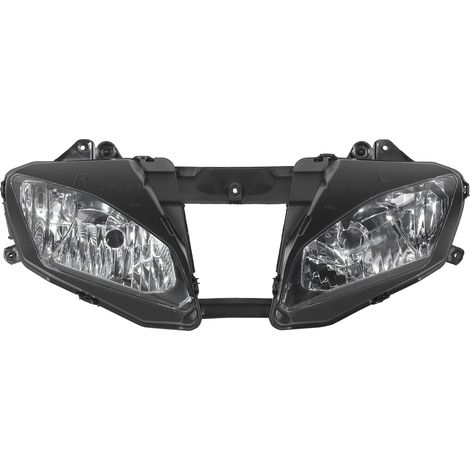 optique de phare moto, lentille transparente, double couvercle, compatible avec YZF 600 R6 2006-2007 (1/5)