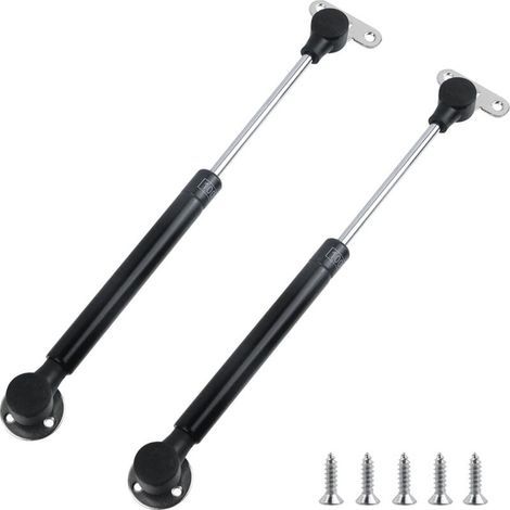 Lot de 2 vérins à gaz hydrauliques 100N pour boîte à pression (noir) (1/4)