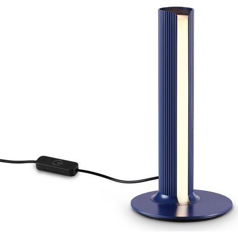 Ideal Lux DORICA Lampe de table LED intégrée bleue 930 lm 3000 K à intensité variable (1/2)