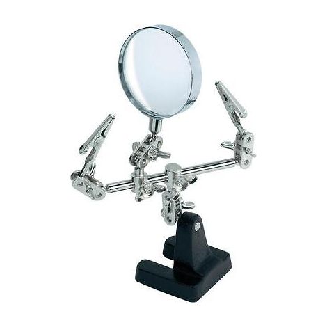 SUPPORTO SALDATURA SALDATORE TERZA MANO LENTE INGRADIMENTO BRACCI PINZE ROBOT