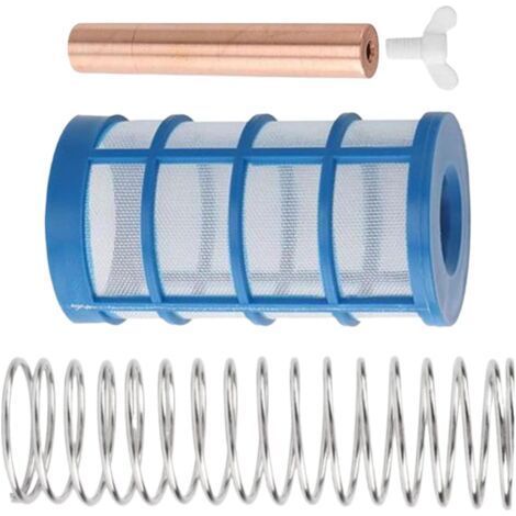 Ioniseur solaire de piscine de remplacement. anode en cuivre pour le nettoyage de la piscine Comprend un panier filtrant et une vis papillon pour réduire le chlore et l'irritation dans votre piscine (1/5)