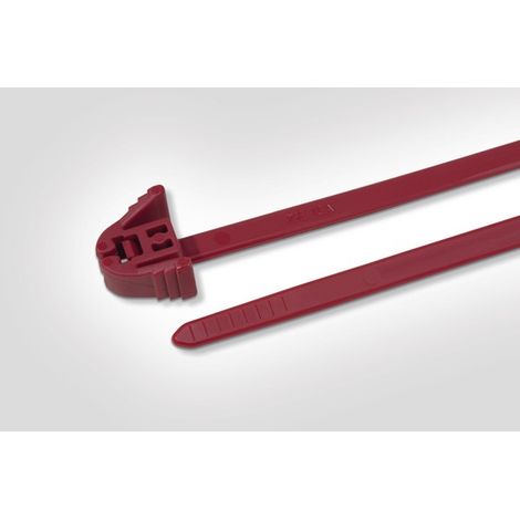 Abrazadera de cable HellermannTyton rez300 reutilizable RoHS