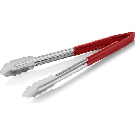 Pince universelle HACCP 30 cm rouge inox 18/0 - Was Germany