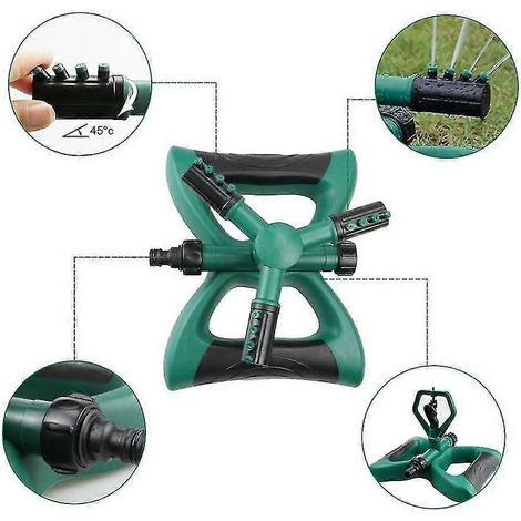 Arroseur de pelouse Grad avec 2 modes de buse différents, vert (1/4)