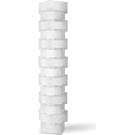 Piantana Moderna Building Polilux ® Bianco E Metallo 3 Luci E27 (1/2)