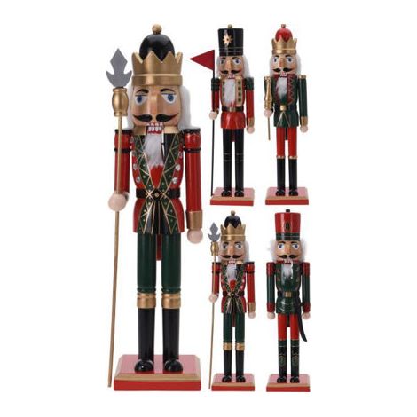 FIGURA CASCANUECES NAVIDAD SURTIDO 50 CM