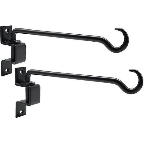 12 pouces 2 lot Swivel plante Hangers extérieur robuste pour fleurs Baskets pots mangeoire à oiseaux Lanterns Wind (1/5)