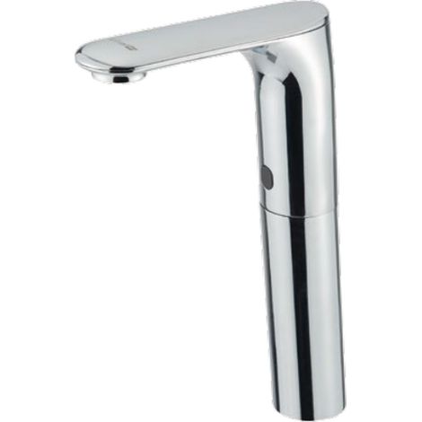 Rubinetto per lavabo elettronico alimentazione a batteria e prolunga 15 cm - Idral Otto 500.10-150 (1/4)