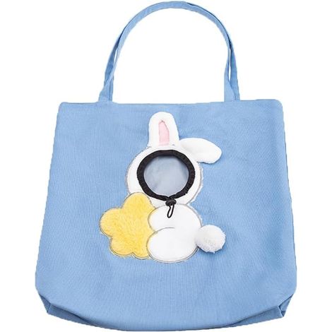 2 sacs de transport bandoulière pour animaux, sac en toile ajustable, pour chat ou petit chien, taille L et XL (1/5)