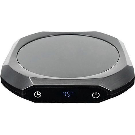 Café Gobelet Warmer électrique Plaque Heating Coussinet 3 Engrenage température Warmer Coaster pour Milk Tea eau US fiche noir (1/5)