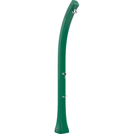 Doccia Solare da Giardino 28L Miscelatore e Lavapiedi Arkema Happy Five Verde Scuro