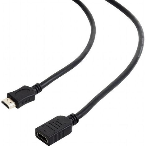 Gembird hdmi (m)-(h)-(h)mit ethernet Kabel 4.5 mts ngr