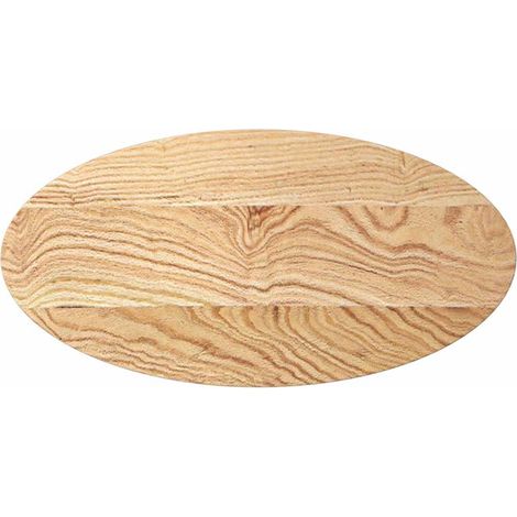 Dessus de table  Dessus de bureau  Plateau de table 80x40x2 cm bois de chêne massif ovale