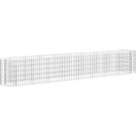 Maison Exclusive - Gabionen-Hochbeet Verzinktes Eisen 330x50x50 c