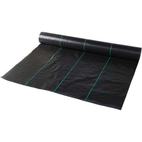 Weed control fabric for gardens, weed barrier fabric, suitable for agricultural gardens (1 m x 15 m) (1/4)