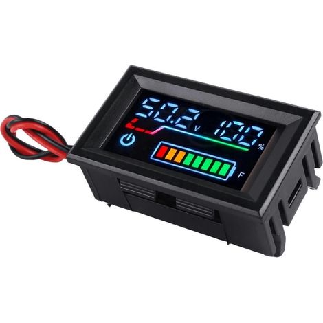 Indicateur de batterie pour véhicule électrique 48V-72V pour scooter : petit, précis et durable (1/5)