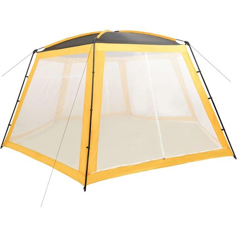 Tente de piscine Tente de jardin - Tissu 660x580x250 cm Jaune BV963074 - BonneVie (1/5)
