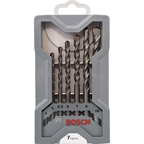 Set di punte per calcestruzzo 7 pezzi CYL-3, 4/5/5,5/7/8/10 mm