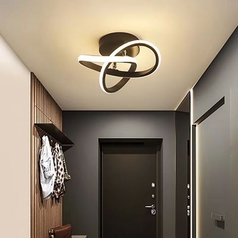Plafonnier LED design moderne minimaliste – éclairage intérieur plafond pour salon, entrée, balcon et escalier (1/5)