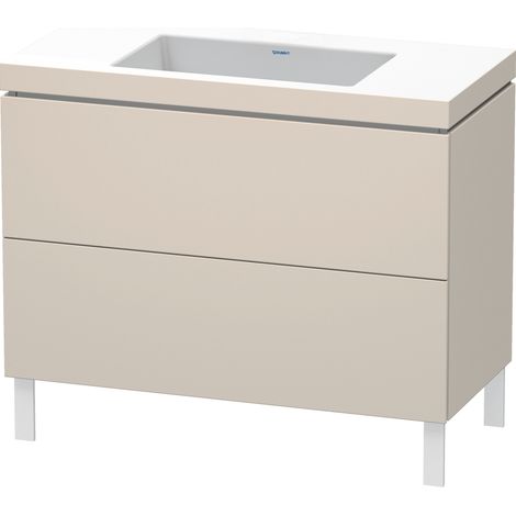 Duravit L-Cube c-bonded Ensemble vertical, 2 tiroirs, sans