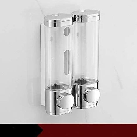 Wandmontierter Seifenspender für Handpumpe, Duschgel, Shampoo, Handdesinfektionsmittel für Hotel, Einkaufszentrum [O848] (1/4)