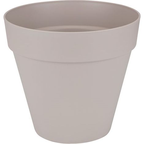Pot Loft Urban D.25 Gris Chaud Design Moderne, Léger Et Résistant - Elho