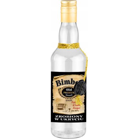 BOUTEILLE DÉCORATIVE MONOPOL 500ML LIQUEUR DE VODKA MOONSHINE