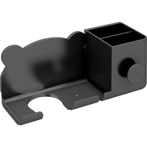 Support pour sèche-cheveux, rangement pour peigne, étagère en plastique, décoration pour salle de bain/toilettes (1/4)
