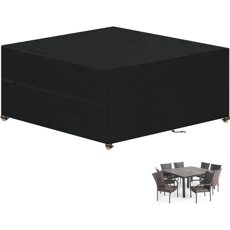 Abdeckhaube für Gartenmöbel 250x250x90cm, wasserdicht, 420D Oxford, winterfest (1/5)