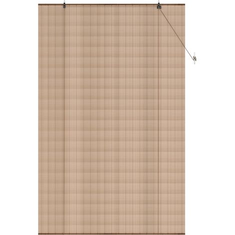 Vidaxl – Store enrouleur en bambou 160 x 220 cm – Contrôle de la lumière ajustable – Installation intérieure/extérieure – Design facile d'entretien