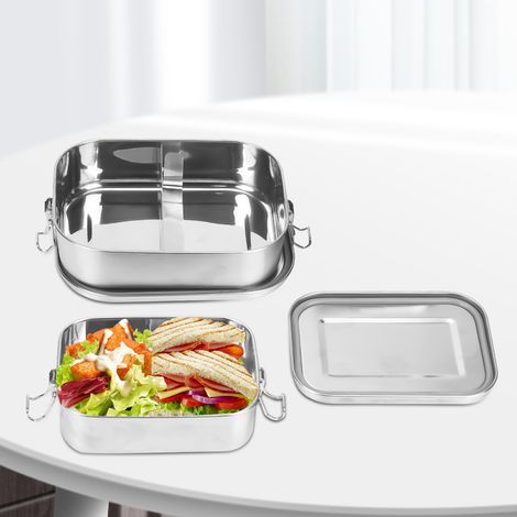 TolleTour 1400 ml. Fiambrera de acero inoxidable, sin BPA, resistente y reutilizable (1/5)