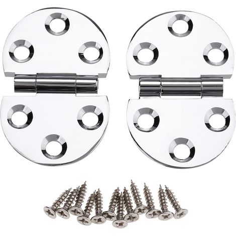 2PCS 180 Degrés Charnière Cuivre Charnière Fendue Feuille Lâche Porte Silencieux Tampon Roulement Muet Pliant Table À Coudre Table (1/4)
