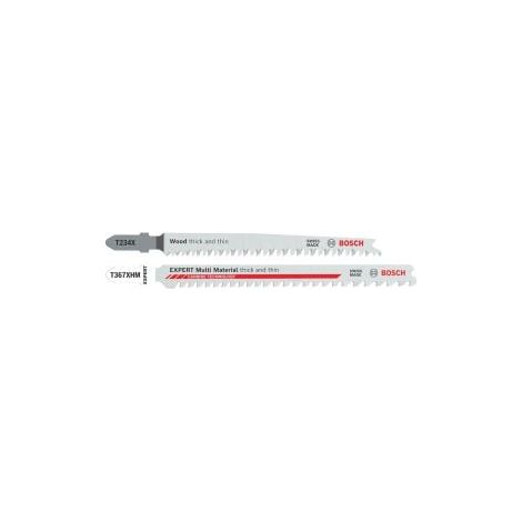 Bosch T234X+EXPERT Multi Material thick and thin T367XHM Stichsägeblätter-Set 26-tlg. - 2608665464 (1/5)
