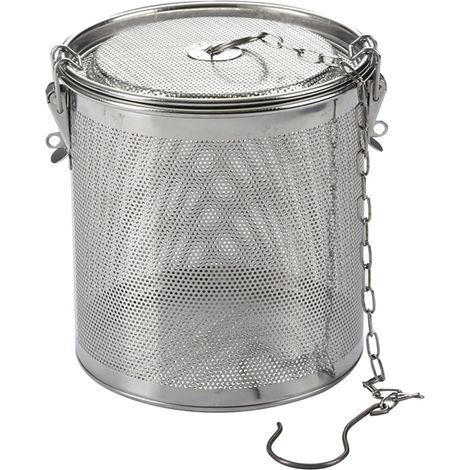 Kaffeefilter aus Edelstahl 13 x 13 cm - JINFGERNE - Multifunktionaler Korb für Tee, Suppe und Gewürze, ideal für private und professionelle Küchen (1/5)