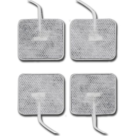 GIMA 28351 Elettrodi Pregellati con Cavo, 40 mm Lunghezza X 40 mm Larghezza, 4 Pezzi (1/4)