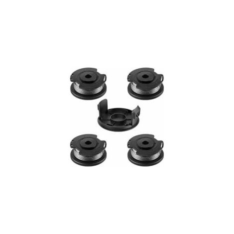 Bobina per BOSCH, 4+1 bobine di ricambio in nylon F016800569/F016800385, bobina per Bosch EasyGrassCut, compatibile con 23SL/26S (diametro 1,65 mm, lunghezza 4,9 m). - Crezuo (1/4)