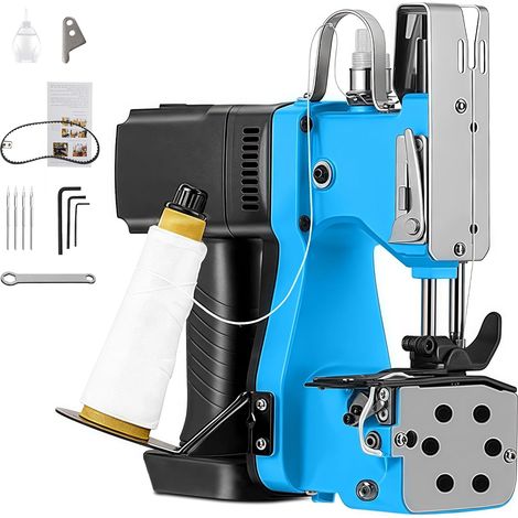 Machine de fermeture portable pour 18 V batterie, machine à coudre les sacs, machine à coudre sans fil, machine à sceller pour sac en tissu, sac en papier, sac de sable, sac à céréales (1/5)