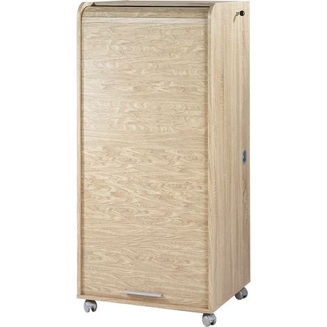 Bureau secrétaire informatique à rideau mobile Argo (1/4)