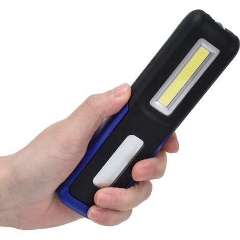 Lampe de travail LED COB rechargeable par USB, lampe de travail portable pour le camping et la réparation de véhicules en extérieur (1/5)