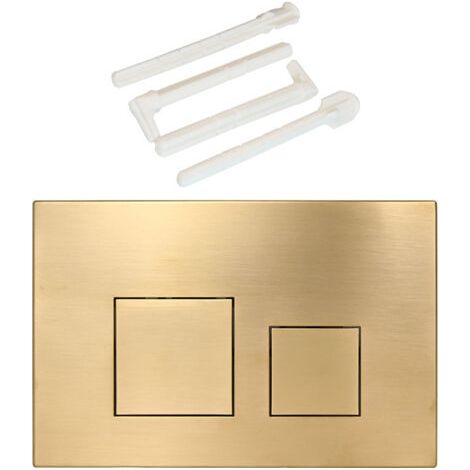 Panel de control de tanque oculto Sigma, panel de control de descarga oculto UP300/UP320, interruptor de descarga de montaje en pared, oro cepillado