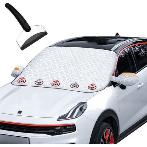 Windshield Snow Covers, with Magnet and Mirror Covers, Foldable, Waterproof, Snowproof, Ice Proof, Antifreeze (1/5)