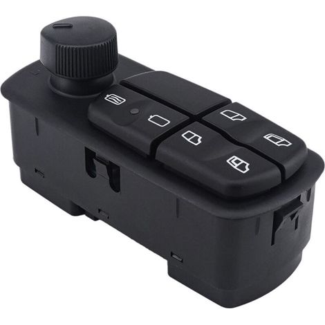 A0045455113 Bouton de commande de lève-vitre électrique pour camion, compatible avec les camions Mercedes-Benz ATEGO, commande le lève-vitre électrique, interrupteur de commande principal côté conduct