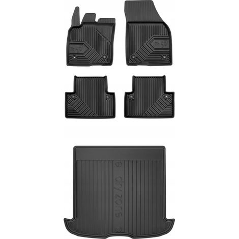 SET 77 Tappetini in gomma e copriauto per Volvo V50 dal 2004 al 2012 (1/5)