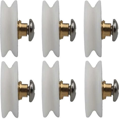 Roulette de suspension pour porte de douche coulissante en verre à une roue, accessoires pour porte coulissante à l'ancienne Arc Glas (1/4)