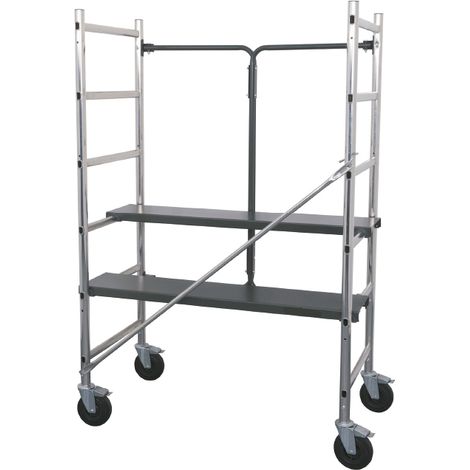 Échafaudage mobile pliant en aluminium extrudé ST3