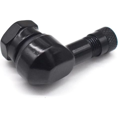Bouchons de valve de pneu à angle de 90 degrés, 4 pièces de valve d'angle en aluminium de moto (1/3)