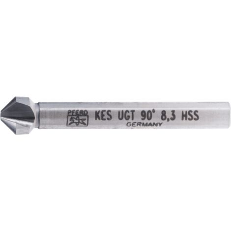 PFERD HSS Kegel-und Entgratsenker UGT 90° Ø 8,3 mm Schaft-Ø 6 mm DIN 335 C mit Ungleichteilung (1/3)
